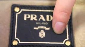 How to check the authenticity of Prada Handbag