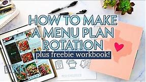 How to Plan Your Dinner Menu Free Printable Menu Planning Guide and Workbook for Easy Meal Planning