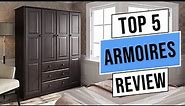 Top 5 Best Armoires in 2023 | Best Armoires with Drawers (Buying Guide)