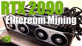 Nvidia RTX 2090 Ethereum Crypto Mining Performance