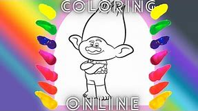 Trolls Branch || Coloring page