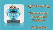 17. Game Maker - Welcome and Start Game