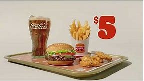 Burger King Commercial 2023 - (USA) • $5 Your Way Meal