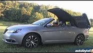 2013 Chrysler 200S Convertible V6 Test Drive & Entry-Level Luxury Car Video Review