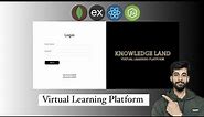 MERN Stack Project |Online Virtual Learning Platform | MongoDB | Express JS | React JS | Node.js