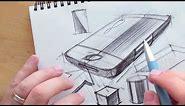 How to draw Product Design Sketching.
