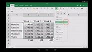 Video: Getting started with Excel for Android tablet