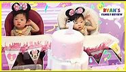 TWIN BABY'S FIRST BIRTHDAY PARTY Part 2! Surprise Party and outdoor inflatable water slide