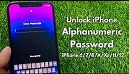 Unlock All Models iPhone iF Forgot Password : Remove Alphanumeric Password : Unlock Disable iPhone’s