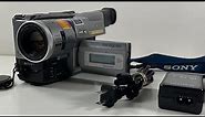 eBay Listing: Sony DCR-TRV103 Digital 8 Handycam Faroudja w/ Nightshot 360x Digital zoom