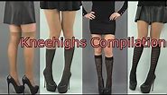Kneehighs Socks Compilation How to combine // TRY ON Lookbook // Outfit Ideas