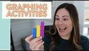 How to teach graphing and data in first grade // graphing and data activities