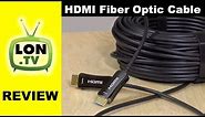 98 Foot / 30m HDMI Cable with Integrated Fiber Optics ! ATZEBE HDMI Active Optical Cable Review