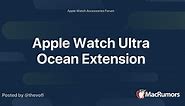 Apple Watch Ultra Ocean Extension