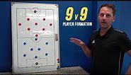9v9 Player Formation