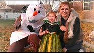 Frozen in Real Life!! (Olaf Anna and Sven)