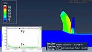 Cutting FEM Simulation - Temperature Distribution