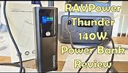 RAVPower Thunder 140W Power Bank Review | A Super Powerful Portable Charger!
