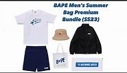 BAPE Men's Summer Bag/Premium Bundle (SS23) Sizing and Review