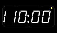 110 MINUTE - TIMER & ALARM - 1080p - COUNTDOWN