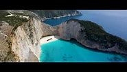 Navagio Beach - Shipwreck - Zakynthos - Drone Footage - 4k