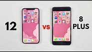 iPhone 8 Plus Vs iPhone 12 - SPEED TEST iOS 16.6 | which you should buy in 2023