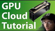 GPU Cloud Tutorial with Jupyter Notebook | Lambda