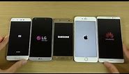 LG G5 vs Galaxy S7 vs iPhone 6S+ vs Xiaomi Mi5 vs Huawei Mate 8 - Which is Fastest?