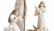 Willow Tree 6-Piece Nativity Set, Behold The Awe and Wonder of The Christmas Story, Build a Family Holiday Tradition with Classic Nativity Collection, Sculpted Hand-Painted Figures