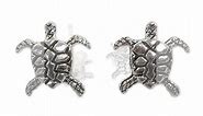 NOVICA .925 Sterling Silver Button Earrings