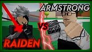 Raiden VS Senator Armstrong but in combat warriors | Roblox