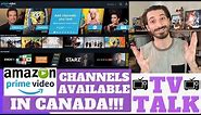 Amazon Prime Video Channels Now Available In Canada!