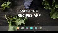 GE Profile Kitchen Hub: Recipes
