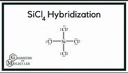 SiCl4 Hybridization: Check the full video