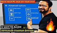 6 Ways to Access Advanced Startup Options in Windows 11, 10 or 8