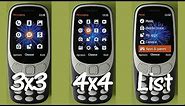 Nokia 3310 Change Menu View and Create Shortcut Go To Menu List