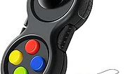 WTYCD Original Fidget Retro Rubberized Classic Controller Game Pad Fidget Focus Toy with 8-Fidget Functions and Lanyard - Perfect for Relieving Stress