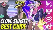 Clove Sunset Guide - One Way Smokes + Tips and Tricks Valorant