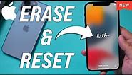 How to Reset iPhone to Factory Settings