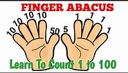 Learn To Count 0 to 99 with the help of Abacus and Finger Abacus - Finger Abacus - Count on Abacus