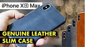 iPhone Xs Max Affordable Leather Case by TOOVREN - Review and Comparison