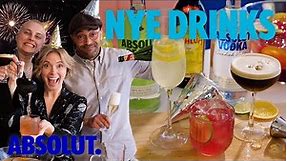 3 New Year's Eve Cocktails | Absolut Drinks With Elyse