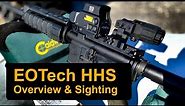 EOTech EXPS3-4 red dot sight with G33 Magnifier - Full look at the HHS 2 system