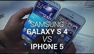 Samsung Galaxy S 4 vs iPhone 5!