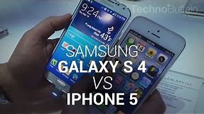Samsung Galaxy S 4 vs iPhone 5!