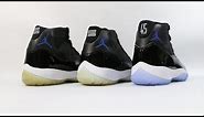 A Review and Comparison of The Air Jordan 11 Space Jam (2000 vs 2009 vs 2016)