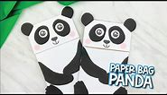 Panda Paper Bag Puppet Craft
