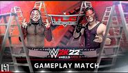 WWE 2K22 Jeff Hardy vs Kane - Ladder Match
