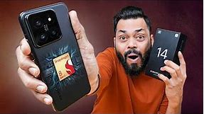 Xiaomi 14 Indian Retail Unit Unboxing & First Look ⚡ Pocket Rocket With Leica Magic 🪄