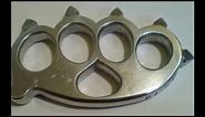 Spiked Knuckle Duster Brass Knuckles